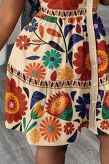 Marigolda – Boho Bloom Shirt Dress