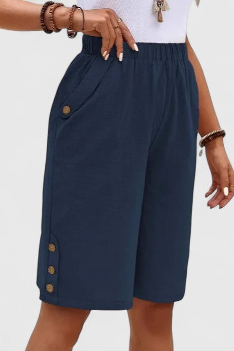 Comfortable Shorts - Navy Blue