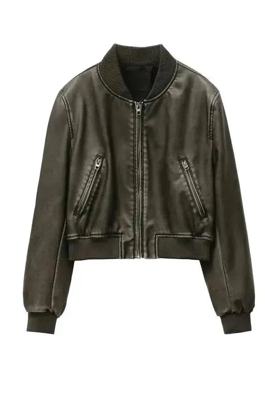The Elegant Leather Jacket