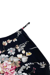 Selene – Floral Halter Maxi Dress