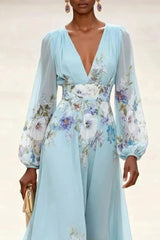 Seraphina – Floral Grace Maxi Dress