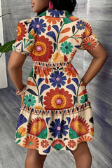 Marigolda – Boho Bloom Shirt Dress