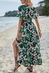 Tropelle – Tropical Wrap Maxi Dress