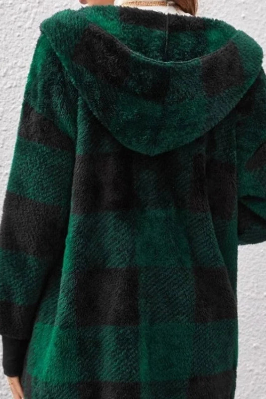 Mia - Checked Hoodie