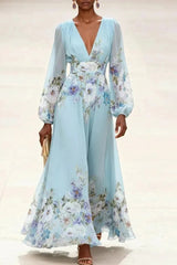 Seraphina – Floral Grace Maxi Dress