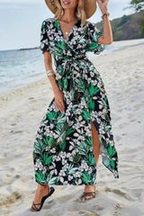 Tropelle – Tropical Wrap Maxi Dress