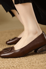Noiréa - Luxe Leather Pumps