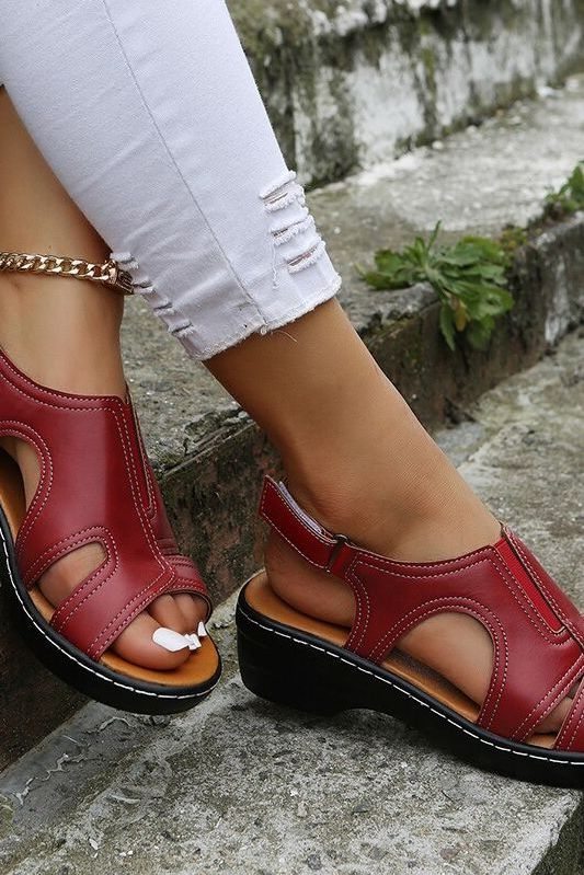 Nora - Fish Mouth Orthopedic Summer Sandals