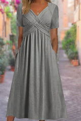 Elisea – Elegant Flow Midi Dress