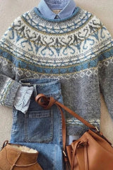 Luxe - Chic Vintage Knit Sweater