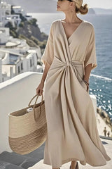 Carla - Folded A-Line Dress