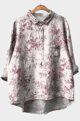 Sia - Vintage Floral Blouse