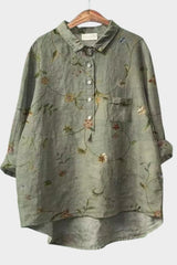 Sia - Vintage Floral Blouse