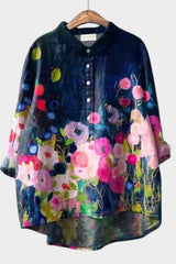 Sia - Vintage Floral Blouse