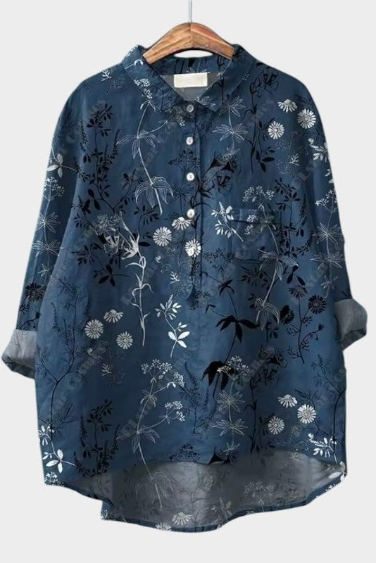 Sia - Vintage Floral Blouse