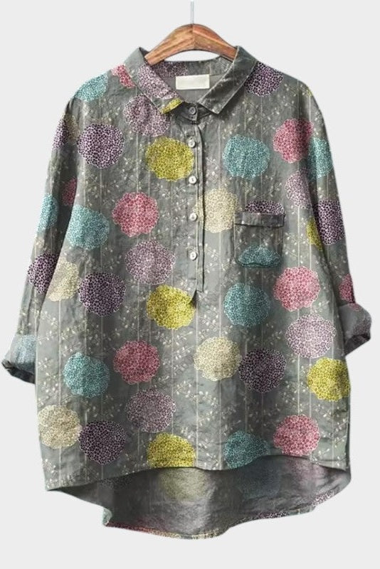 Sia - Vintage Floral Blouse