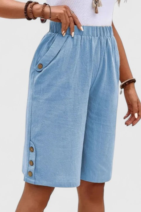 Comfortable Shorts - Light Blue