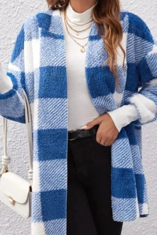 Mia - Checked Hoodie
