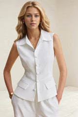 The Capri – White Luxe Suit