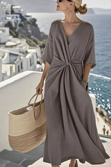 Carla - Folded A-Line Dress