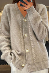 Elina – Soft Button Knit Cardigan