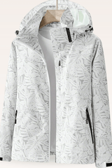 Petalyn - Lightweight Floral Hooded Jacket