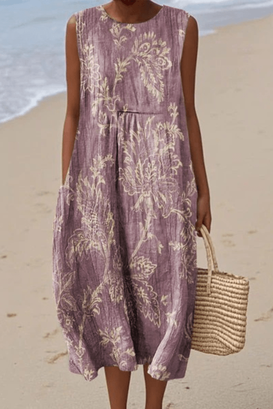 The Lavender Fern – Sleeveless Dress