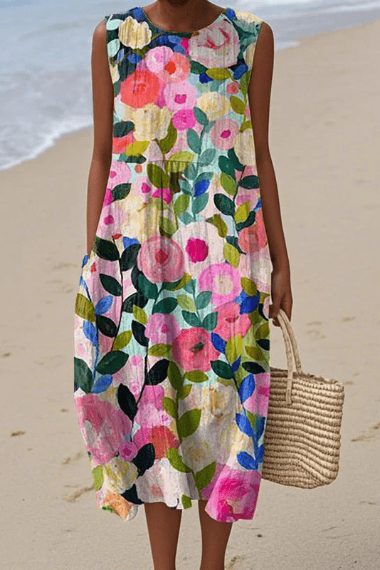 The Bloom Parade – Sleeveless Dress