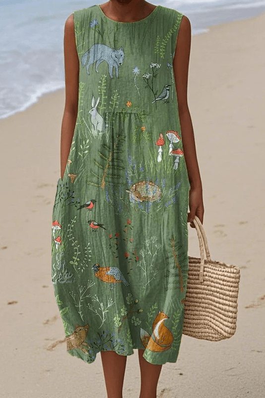 The Woodland Tale – Sleeveless Dress