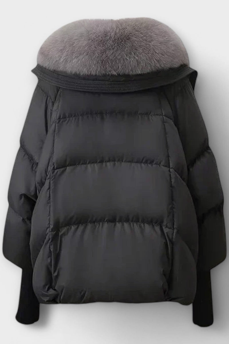 Elegant Coat with Fur
