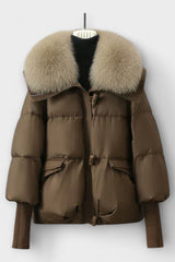 Elegant Coat with Fur