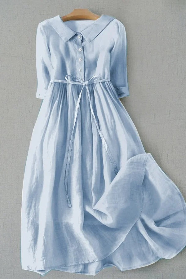 Celeste – Waist Tie Dress