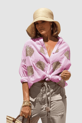 Elarisse - Embroidered Resort Shirt