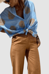 Elarisse - Embroidered Resort Shirt