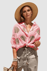 Elarisse - Embroidered Resort Shirt