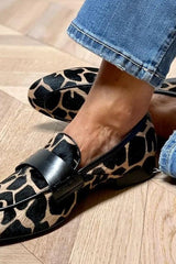 Leopard Animal-Print Loafer