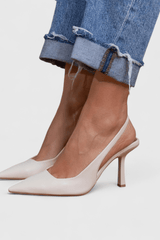 Celina-Pointed Slingback Heels