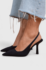 Celina-Pointed Slingback Heels