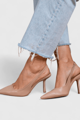 Celina-Pointed Slingback Heels