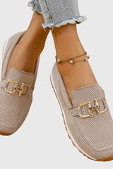Alora – Textured Slip-On Loafers