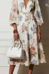 Valentina – Romantic Bloom Midi Dress