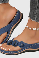 Marisol - Floral Comfort Thong Sandals