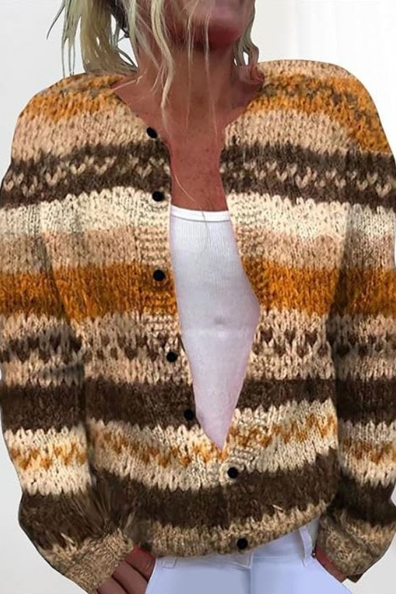 Tova - Brown Cardigan