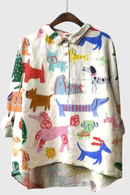 Elva - Vintage Pet Blouse