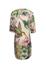 Calista – Tropical Art Print Dress