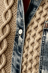 Darian – Knit Denim Fusion Shirt