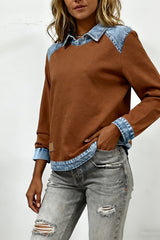 Amelie – Layered Collar Knit Sweater