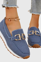 Alora – Textured Slip-On Loafers
