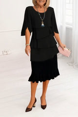 Ebonelle - Elegant Tiered Evening Dress