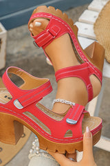 Liora – Urban Lift Platform Sandals